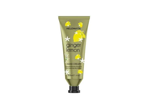 Helenvita Hand Cream Ginger Lemon Ενυδατική Κρέμα Χεριών, 30ml