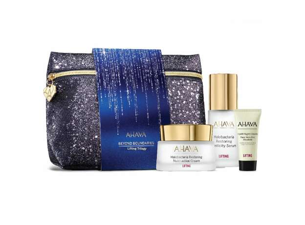 AHAVA Promo Lifting Trilogy Halobacteria Cream 50ml & Serum 30ml & Uplift Night Cream 15ml