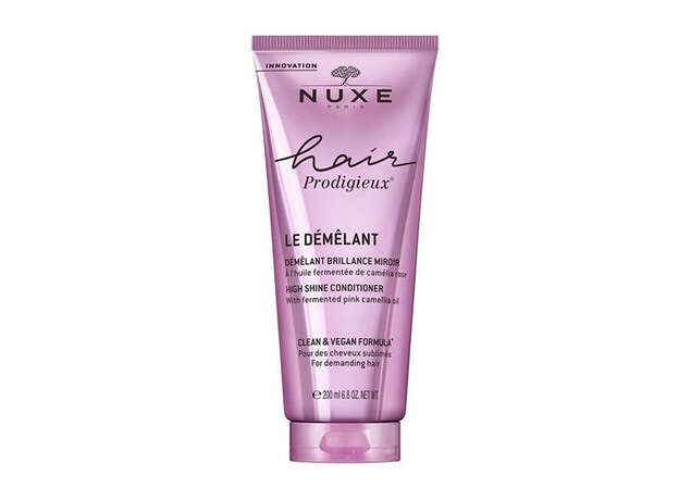 Nuxe Hair Prodigieux High Shine Conditioner Μαλακτική Κρέμα Λάμψης με Εκχύλισμα Ελαίου Ροζ Καμέλιας, 200ml