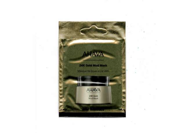 AHAVA 24K Gold Mineral Mud Mask για Ενυδατωμένη & Λεία Επιδερμίδα 6ml