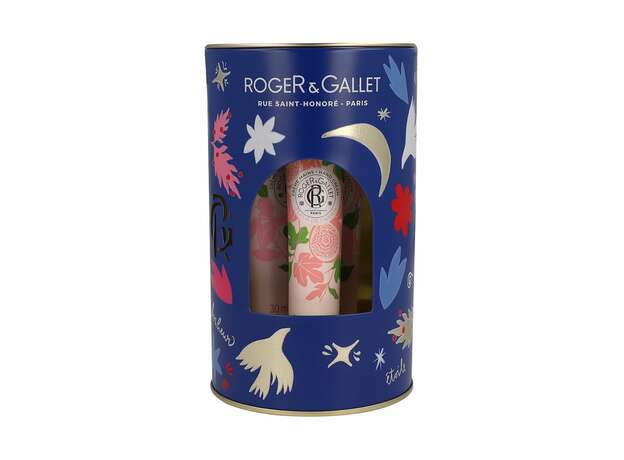 Roger & Gallet Christmas Set Trio περιέχει 3 αρωματικές κρέμες χεριών, ιδανικές για απαλό και ενυδατωμένο δέρμα 3x 30ml