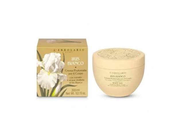 L' Erbolario Iris Bianco Perfumed Body Cream Αρωματική Κρέμα Σώματος 300ml