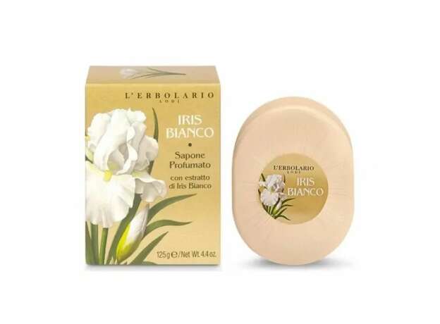 L' Erbolario Iris Bianco Perfumed Soap Αρωματικό σαπούνι 125g