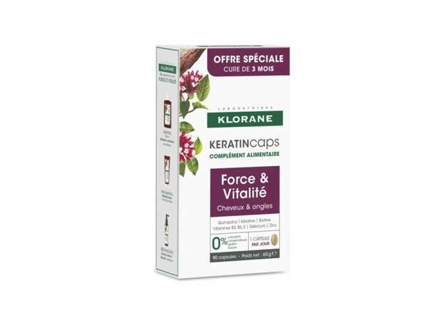 Klorane KeratinCaps 90 Capsules