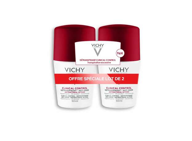 Vichy Promo Clinical Control Αποσμητικό 96h σε Roll-On, 2x50ml