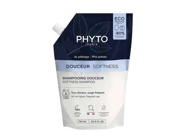 Phyto Douceur Softness Refill Shampoo Ανταλλακτικό Σαμπουάν για Απαλότητα, 750ml