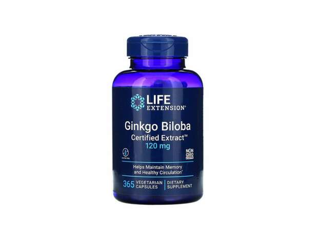 Life Extension Ginko Biloba Cert. Extract 120mg 365 Κάψουλες