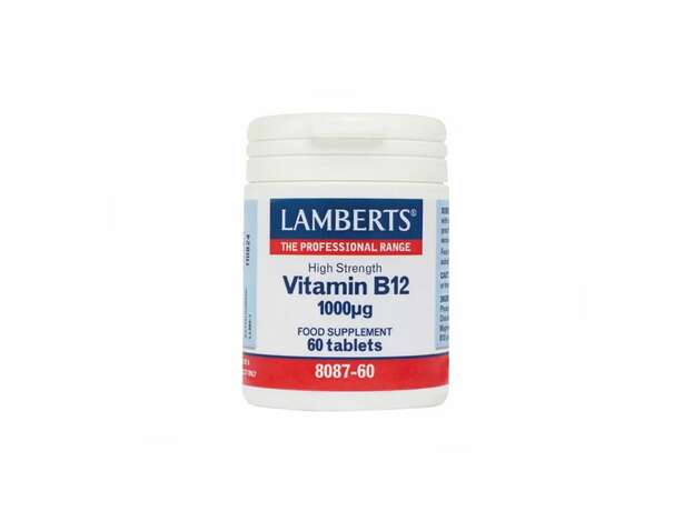 Lamberts Vitamin B-12 1000μg, (Methilcobalamin) 60tabs