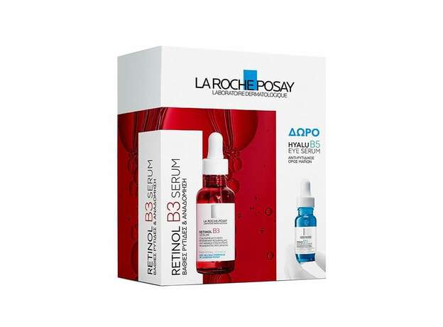 La Roche-Posay Retinol B3 Serum 30ml & ΔΩΡΟ Hyalu B5 Eye Serum 5ml