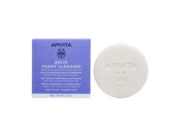 APIVITA Solid Foamy Cleancer & Make-up Remover 80g