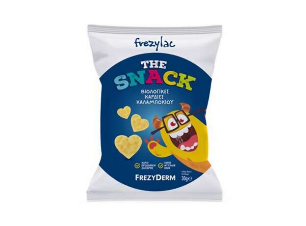 Frezyderm Frezylac The Snack Organic Corn Hearts Βιολογικές Καρδίες Καλαμποκιού, 30g