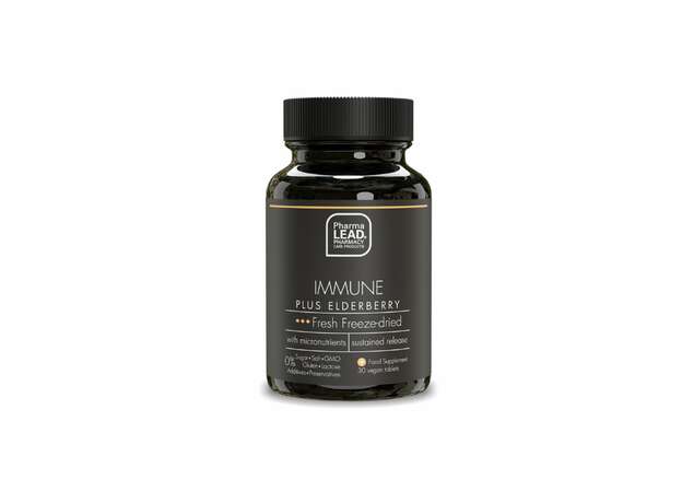 Pharmalead Black Range Immune Plus Elderberry, 30veg.tabs