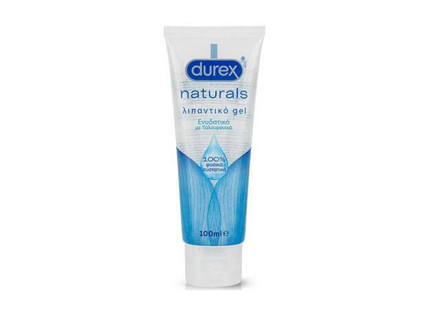 Durex Naturals Ενυδατικό Λιπαντικό Gel Με Υαλουρονικό Οξύ 100ml