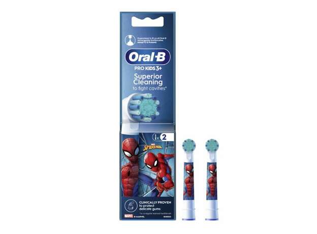 Oral-B Ανταλλακτικές Κεφαλές Παιδικής Ηλεκτρικής Οδοντόβουρτσας, 2τεμ