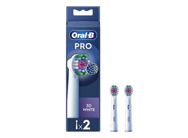 Oral-B Pro 3D White ανταλακτικά, 2τεμ