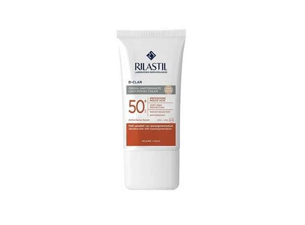 Rilastil D-Clar Uniforming Cream SPF50+ Αντηλιακή Κρέμα με Χρώμα Light Απόχρωση, 40ml