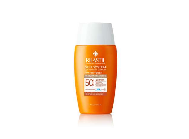 Rilastil Sun System Water Touch Colored Moisturizing Fluid Αντηλιακό Προσώπου με Χρώμα SPF50+, 50ml