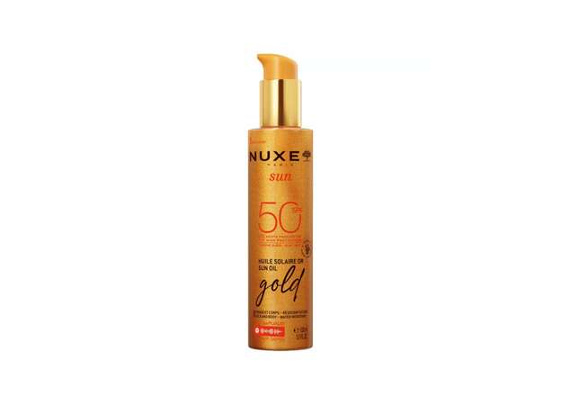 Nuxe Αντηλιακό Λάδι Υψηλής Προστασίας Sun Oil Gold High Protection SPF50 150ml
