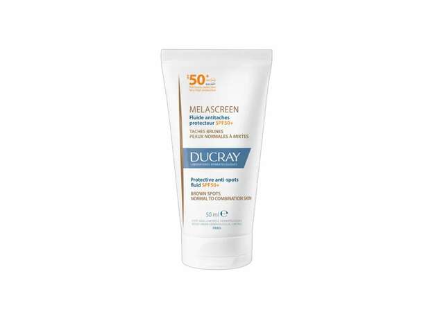 Ducray Melascreen Protective Anti-spot Fluid SPF50+ Light Cream Λεπτόρρευστη Αντηλιακή Κρέμα κατά των Κηλίδων για Κανονικό & Μικτό Δέρμα, 50ml