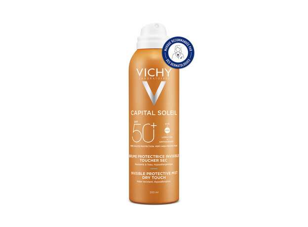 Vichy Capital Soleil Invisible Hydrating Mist Αόρατο Ενυδατικό Αντηλιακό Προσώπου & Σώματος SPF50 200ml