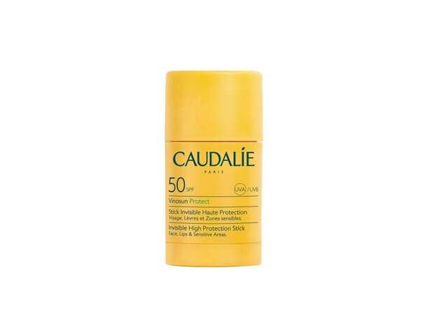 Caudalie Vinosun Protect Invisible Stick SPF50 Αντηλιακό Stick για Πρόσωπο, Χείλη & Ευαίσθητες Περιοχές, 15g