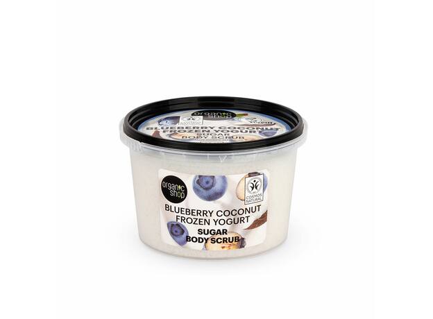 Organic Shop Scrub σώματος, Blueberry Coconut Frozen Yogurt, 250ml