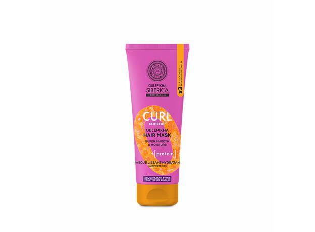 Natura Siberica Oblepikha Ο Professional Μάσκα Μαλλιών για Μπούκλες με 3x Ιπποφαές & Πρωτεΐνη Σίτου, 200ml