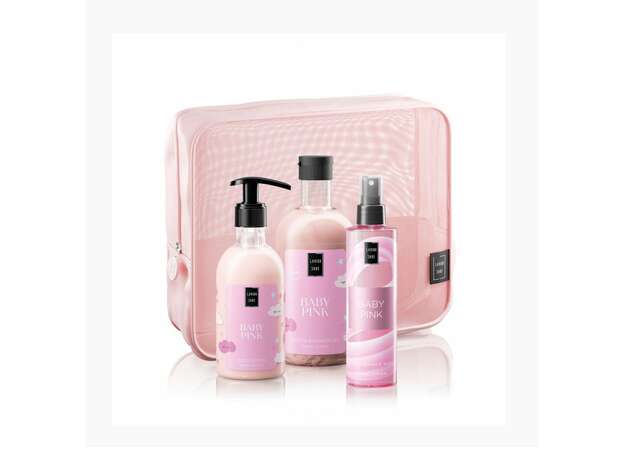 Lavish Care Baby Pink - Body Care Bag Set Σετ περιποίησης σώματος με νεσεσέρ