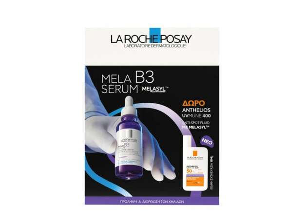 La Roche Posay Promo Mela B3 Serum Ορός Εντατικής Δράσης Κατά Των Κηλίδων 30ml & Δώρο Anthelios UVMUNE 400 Anti-Spot Fluid 15ml