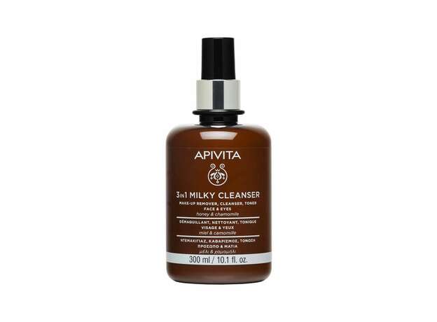 Apivita 3in1 Milky Cleanser With Honey & Chamomile 300ml