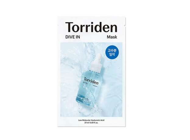 Torriden DIVE IN Hyaluronic Acid Mask- Μάσκα βαθιάς ενυδάτωσης και καταπράυνσης 27ml