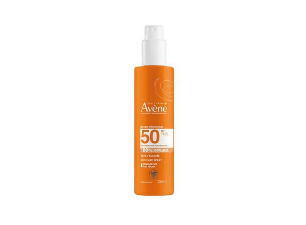 Avene Eau Thermale Spray Solaire 100% Invisible Αντιηλιακό Σπρέυ SPF50+, 200ml