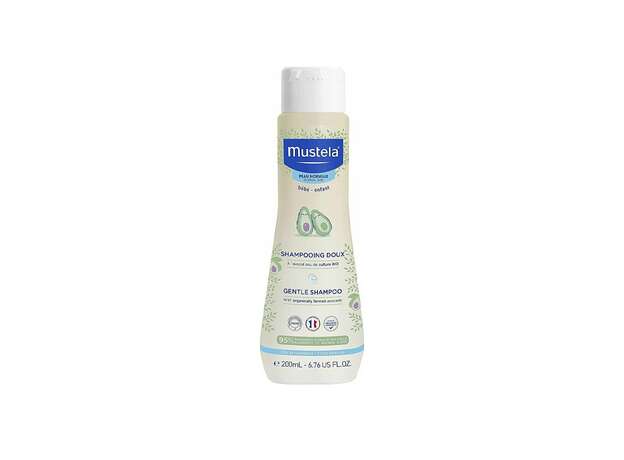 Mustela – Bebe Shampooing Doux Σαμπουάν με εκχύλισμα χαμομηλιού καθημερινής χρήσης, για βρέφη από τη γέννηση & παιδιά, 200ml