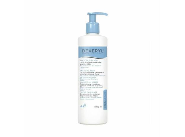 Dexeryl Emollient Cream Μαλακτική Κρέμα για Ξηρές ή Ατοπικές Επιδερμίδες, 500g