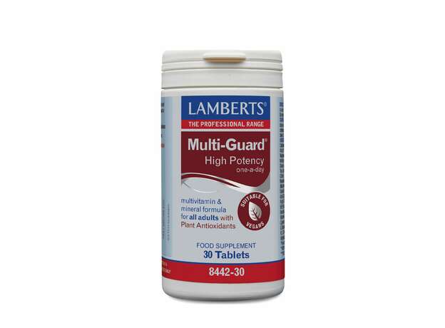 Lamberts Multi Guard High Strength (High Potency) - Πολυβιταμίνη, 30 tabs