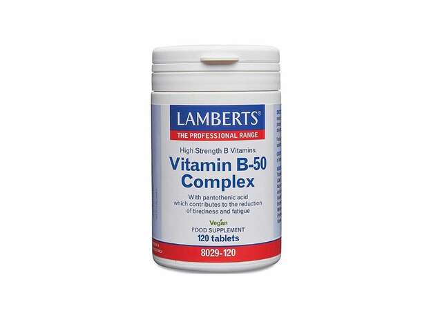 Lamberts Vitamin B-50 Complex 120 Ταμπλέτες