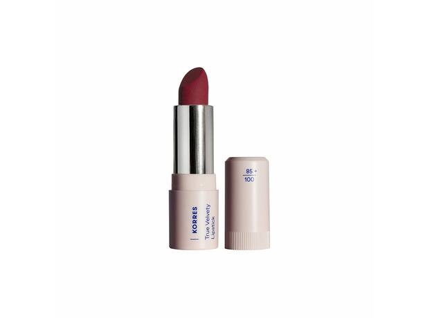 Korres True Velvety Lipstick 3g - 55 Vivid Red Κραγιόν με Κρεμώδη υφή & Πλούσιο Χρώμα με Μόλις Ένα Πέρασμα  3g