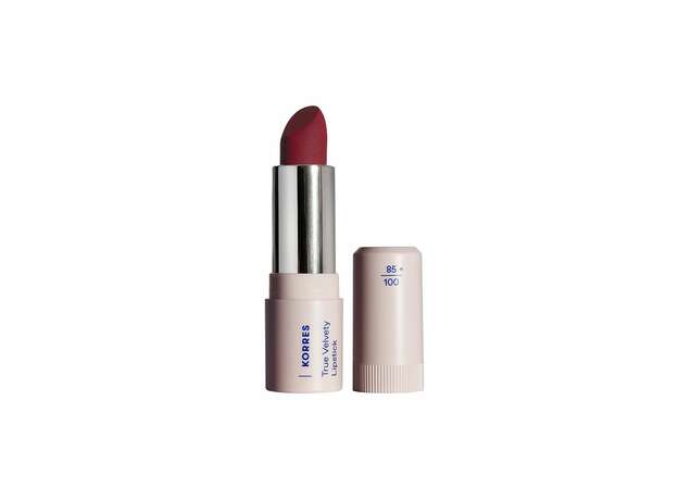 Korres True Velvety Lipstick 3g - 55 Vivid Red Κραγιόν με Κρεμώδη υφή & Πλούσιο Χρώμα με Μόλις Ένα Πέρασμα  3g