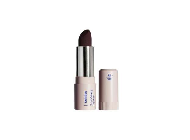 Korres True Velvety Lipstick  - 59 Wine Red Κραγιόν με Κρεμώδη υφή & Πλούσιο Χρώμα με Μόλις Ένα Πέρασμα 3g