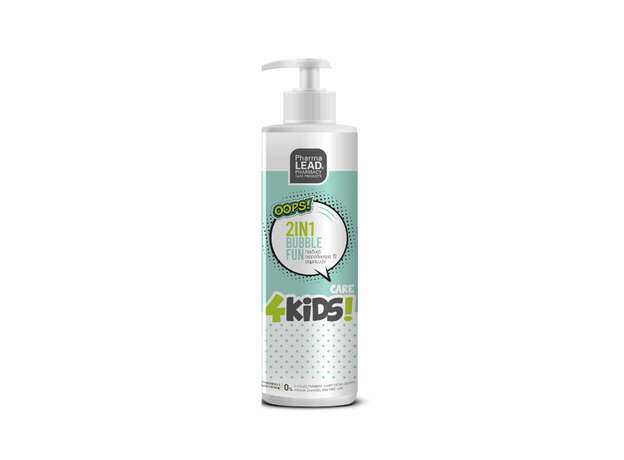 Pharmalead 4Kids Bubble Fun 2 σε 1 Παιδικό Αφρόλουτρο & Σαμπουάν, 500ml