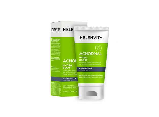 Helenvita ACNormal Hydra Boost Cream, Ενυδατική Κρέμα Προσώπου Ελαφριάς Υφής 60ml