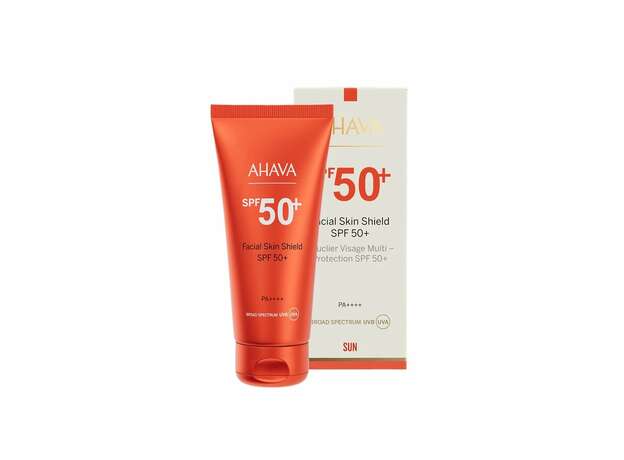 AHAVA Facial Skin Shield SPF50+, Ελαφριά Αντηλιακή Κρέμα Προσώπου - 50ml