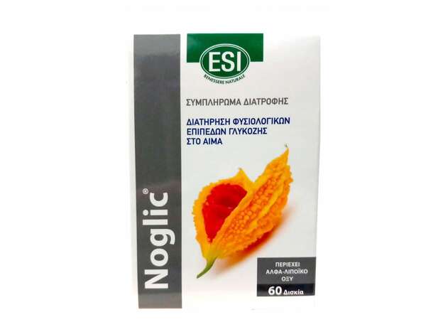 Esi Noglic  Πλούσιο σε Άλφα Λιποϊκό Οξύ για τη Διατήρηση των Φυσιολογικών Επιπέδων Γλυκόζης στο Αίμα 30tabs