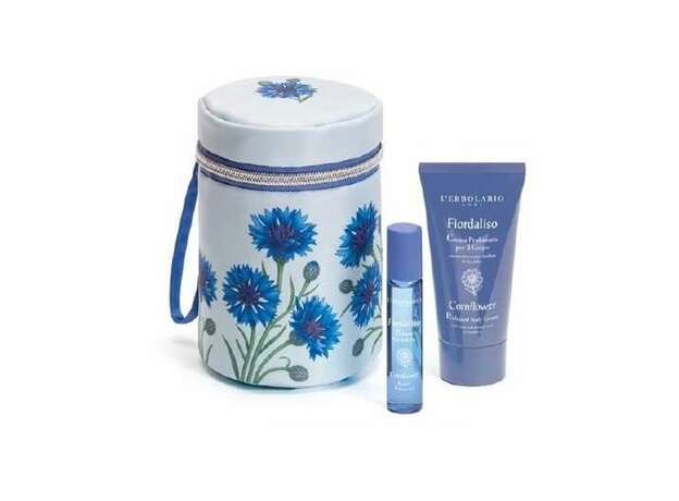 L' Erbolario Fiordaliso BEAUTY POCHETTE Crema corpo: tubo da 200 ml & Profumo gel: flacone da 50 ml