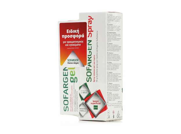 WinMedica Sofargen για Τραυματισμούς και Εγκαύματα Spray 125ml & Gel 25g
