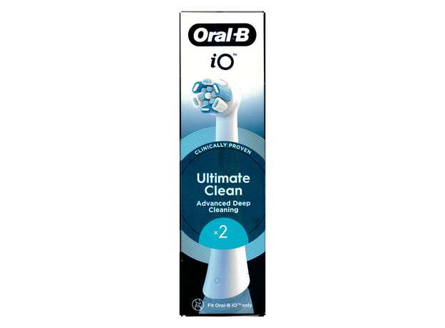 Oral-B iO Ultimate Clean Ανταλλακτικές Κεφαλές Ηλεκτρικής Οδοντόβουρτσας, 2 τμχ