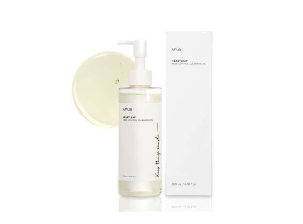 Anua Heartleaf Pore Control Cleansing Oil - Έλαιο για βαθύ καθαρισμό των πόρων 200ml.