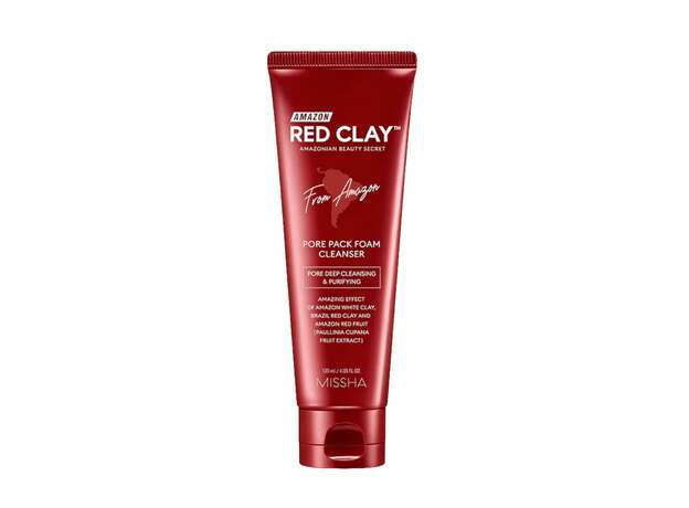 MISSHA - Red Clay Pore Pack Foam Cleanser 120ml