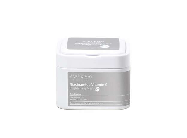 Mary&May Niacinamide Vitamin C Brightening Mask Μάσκα Προσώπου με Νιασιναμίδη & Βιταμίνη C, 30τεμ