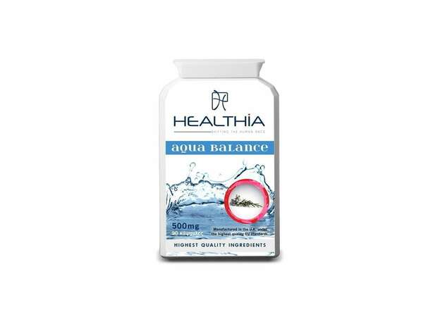 Healthia Aqua Balance Ισχυρή Φόρμουλα για την Ισορροπία των Υγρών στον Οργανισμό, 90 caps